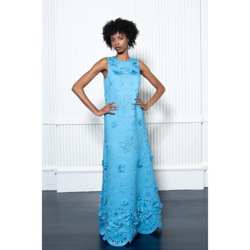 Badgley Mischka - Womens Laser Flower Trapeze