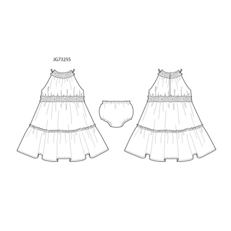 Janie and Jack - Girls with Es Wht Smk Dress Dress Smbas
