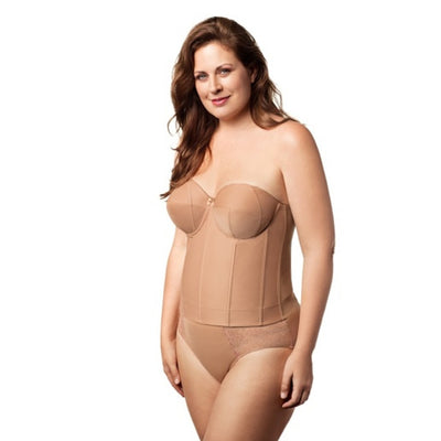 Elila - Womens Strapless Longline