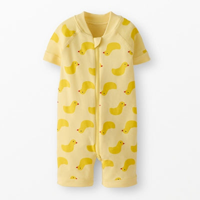 Hanna Andersson - Baby 2-Way Zip Shortie Sleeper in Hannasoft Stretch™