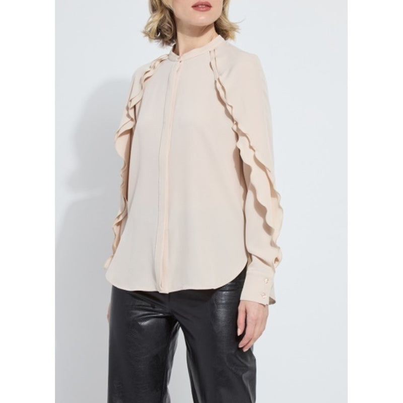 Lysse - Womens Isadora Raglan Ruffle Sleeve Blouse