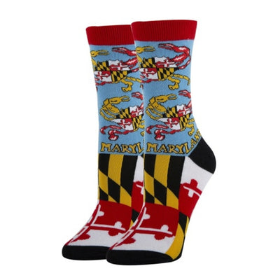 Oooh Yeah - Womens Crew Socks Maryland
