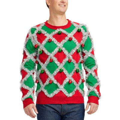 Tipsy Elves - Mens Tacky Tinsel Sweater