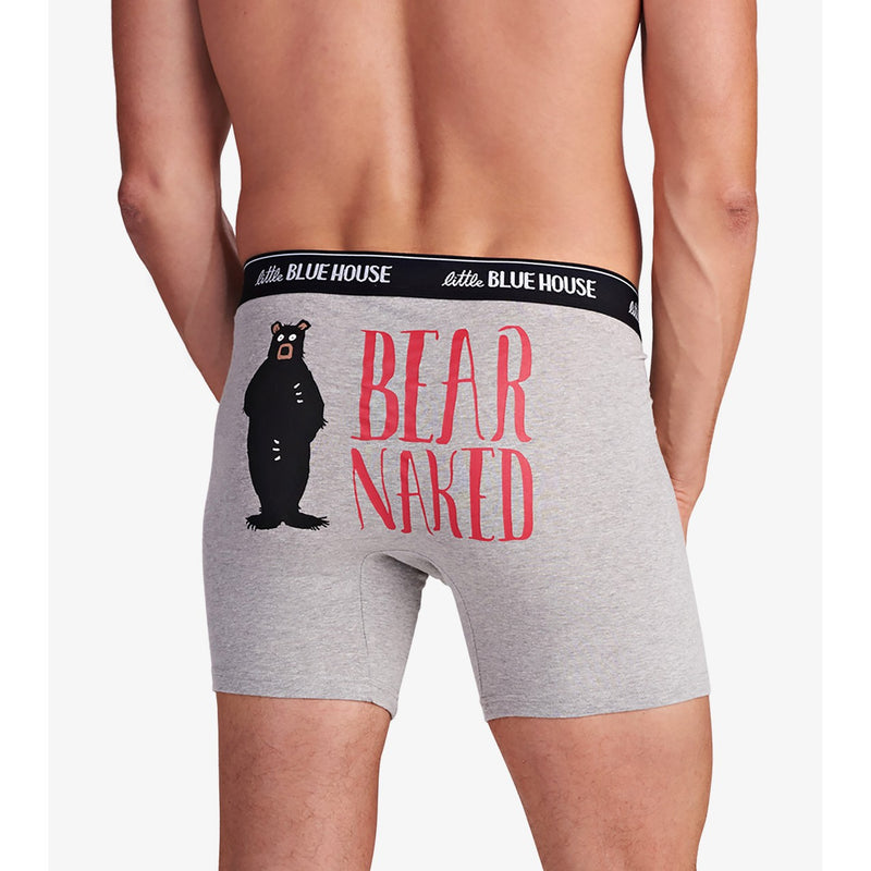 Little Blue House - Bear Naked Mens Boxer Brief
