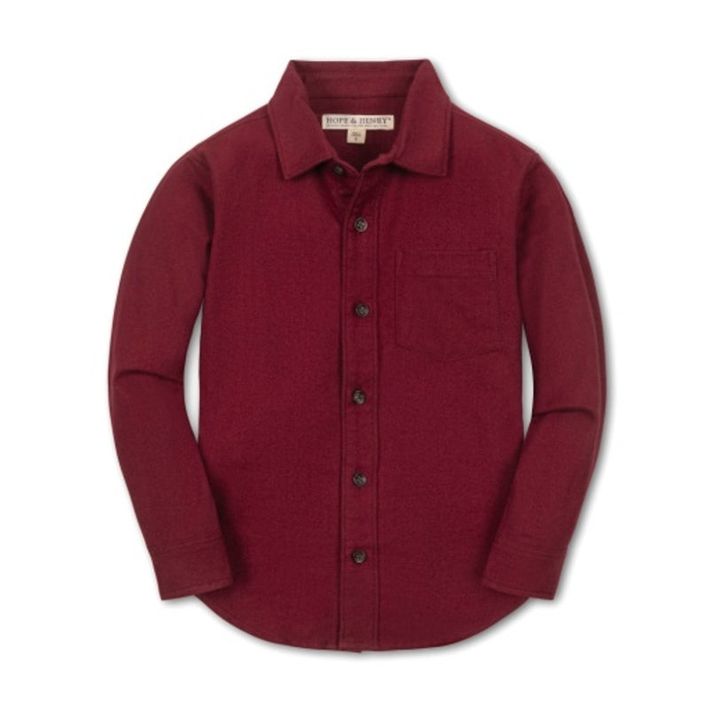Hope & Henry - Boys Organic Flannel Shirt