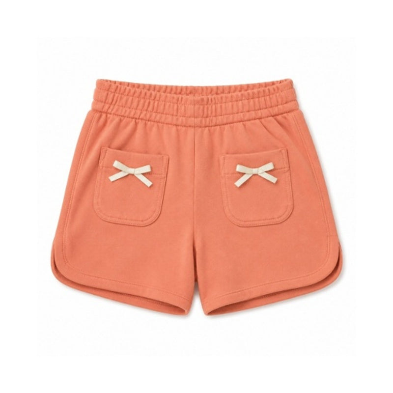 Hope & Henry - Girls Organic Knit Pull-on Patch Pocket Short