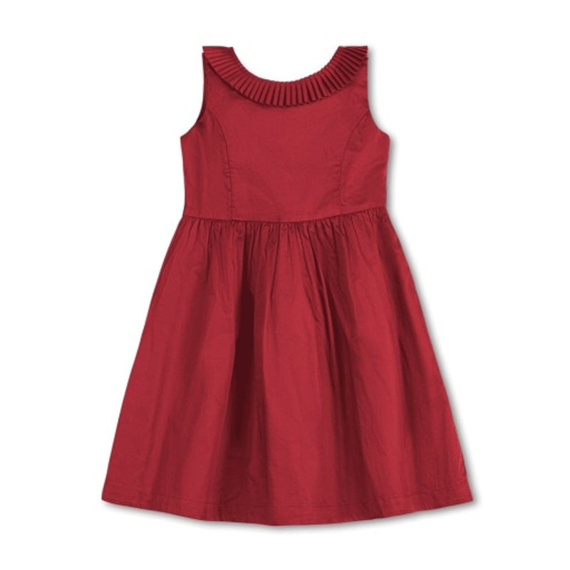 Hope & Henry - Girls Organic Pleated Collar Party Dress