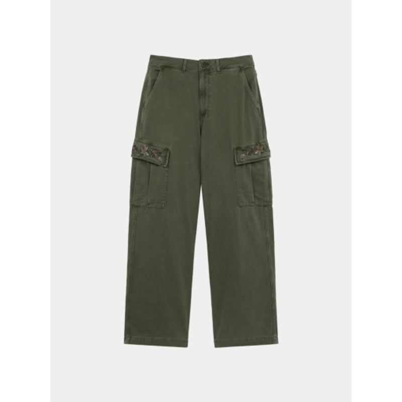 Alpha Industries - Womens Casey Cargo Relaxed Fit Pant with (Embroidery)