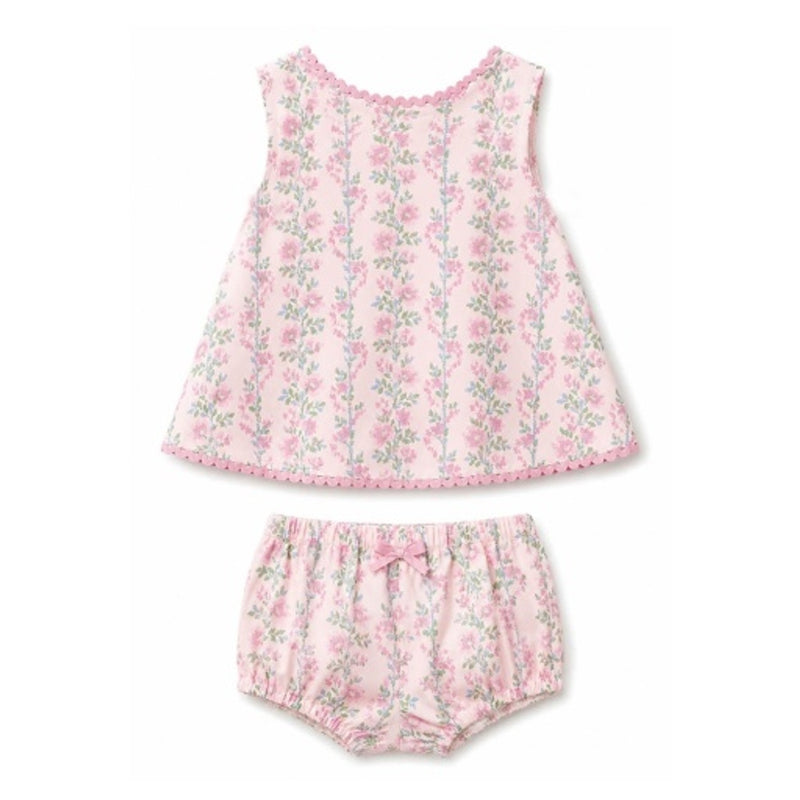 Hope & Henry - Baby Organic Sateen Swing Top and Bloomer Set