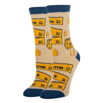 Oooh Yeah - Womens Butter Life-Womens Crew Socks