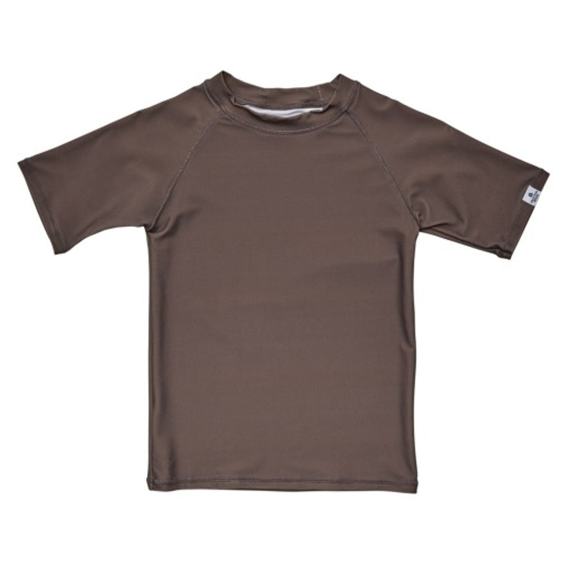 Snapper Rock - Boys Chocolate Sustainable Short Sleeve Rash Top