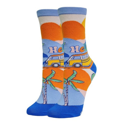 Oooh Yeah - Womens Hello Goodbye Women's Crew Socks