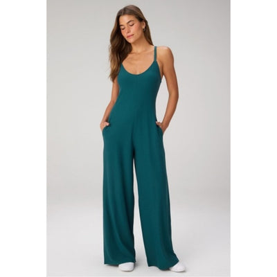 Fabletics - Womens Cloud Jersey Wide Leg Onesie