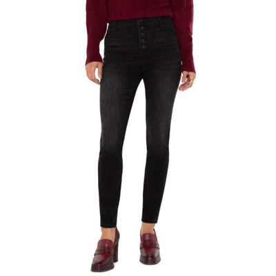 Liverpool Los Angeles - Womens Abby Hr Ankle Skinny Btn Fly with Welt Pckts 28"