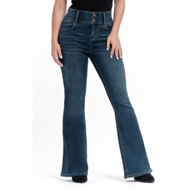 1822 Denim - Womens Petite 29" Shapewear Fit & Flare
