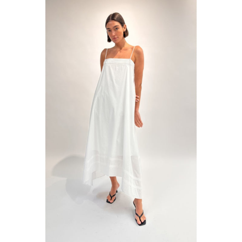 Onia - Womens Square Neck Handkerchief Dress