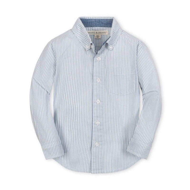 Hope & Henry - Boys Organic Stretch Poplin Shirt