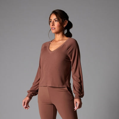 Thirty Three Threads - Unisex Rib Long Sleeve Clove