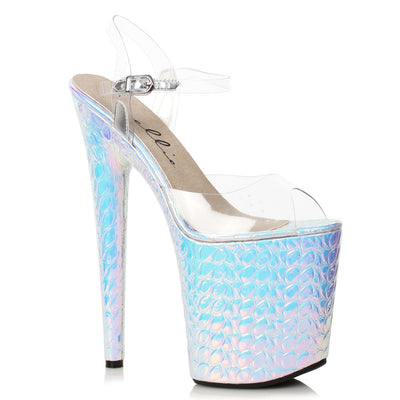 Ellie Shoes - 8" Heel Hologram Sandal