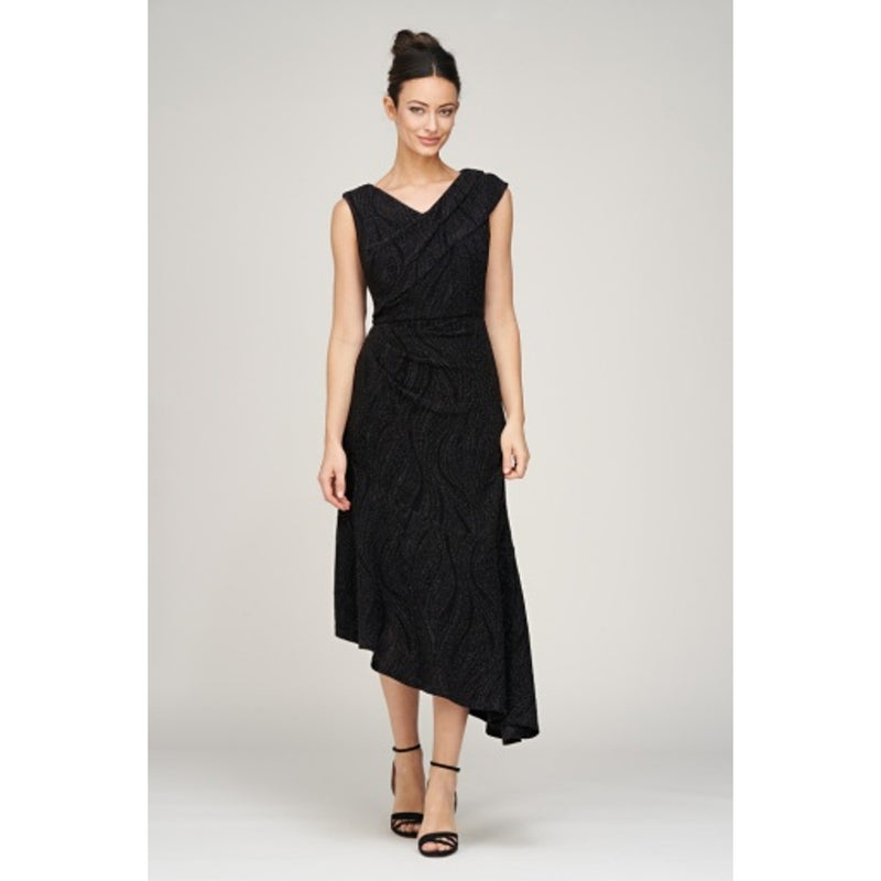 JS Collections - Womens Lizzie Jacquard Cocktail Dress
