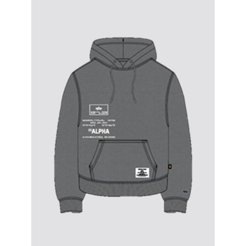 Alpha Industries - Mens Essential Spec Print Hoodie