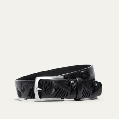 WILL Leather Goods - Mens Wave Embossed Belt