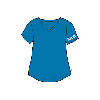 Little Blue House - Blue Womens V-Neck Tee in a Bag