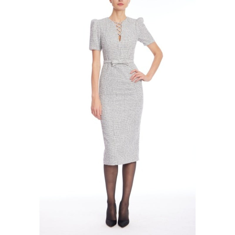 Badgley Mischka - Womens Short Sleeve Lace Up