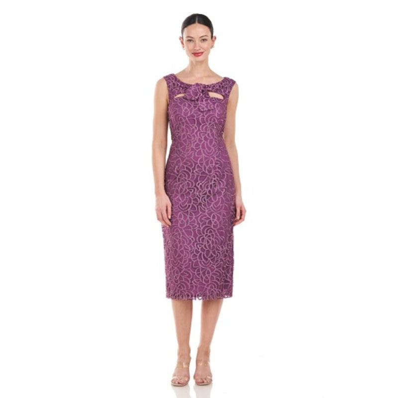 JS Collections - Womens Mabel Bow Cocktail Dress