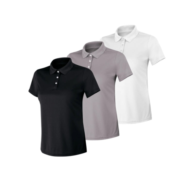Hanes - Womens Sport Cool Dri Women's Performance Polo Shirt 3-Pack