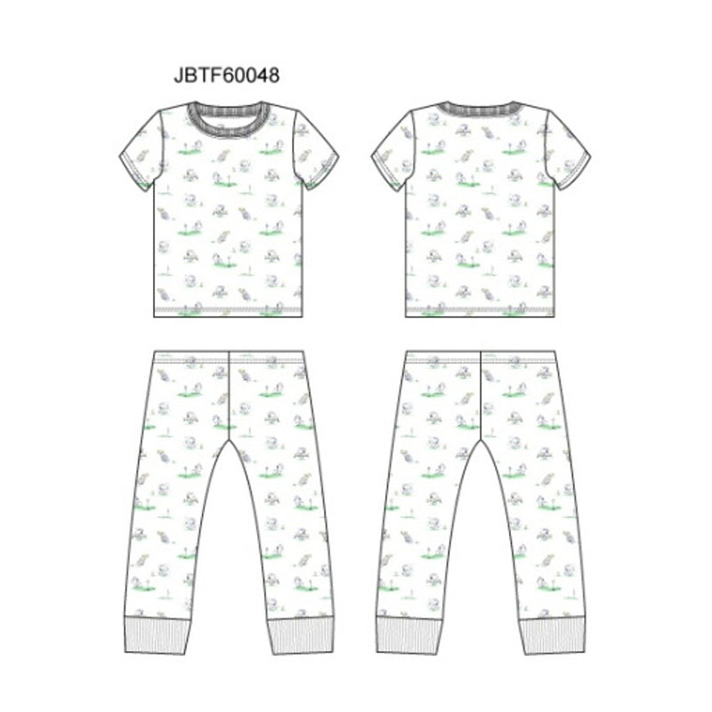 Janie and Jack - K Sl Snoopy Golf Peanuts Sleep Sb1 E1