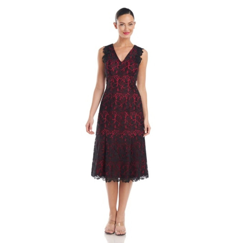 JS Collections - Womens Shirley Sleeveless Midi Dress