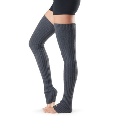 Thirty Three Threads - Unisex Leg Warmers Thigh High 2pk Blk/Chg
