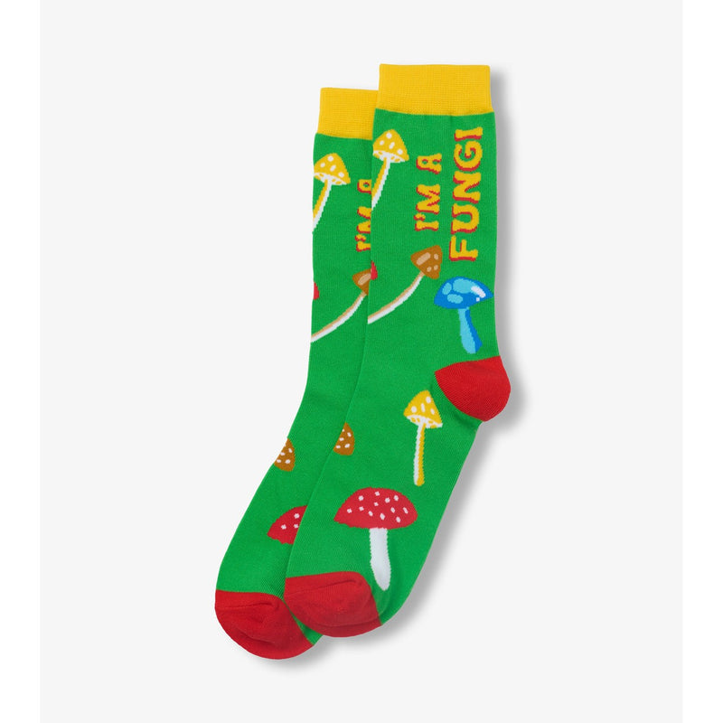 Little Blue House - Fungi Mens Crew Socks
