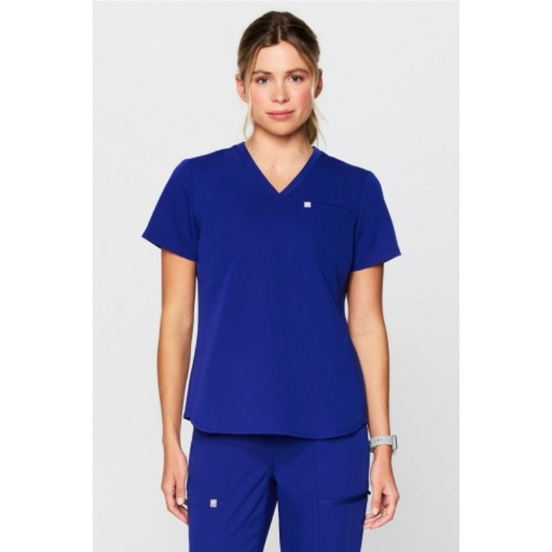Fabletics - Womens Vital Scrub Top - Galaxy Blue