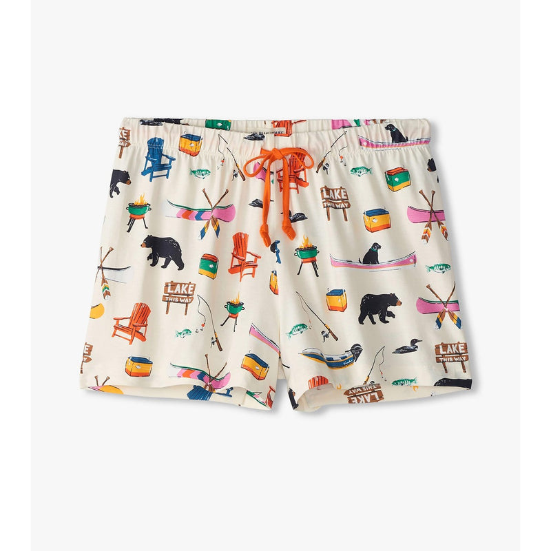 Little Blue House - on the Lake Womens Sleep Shorts