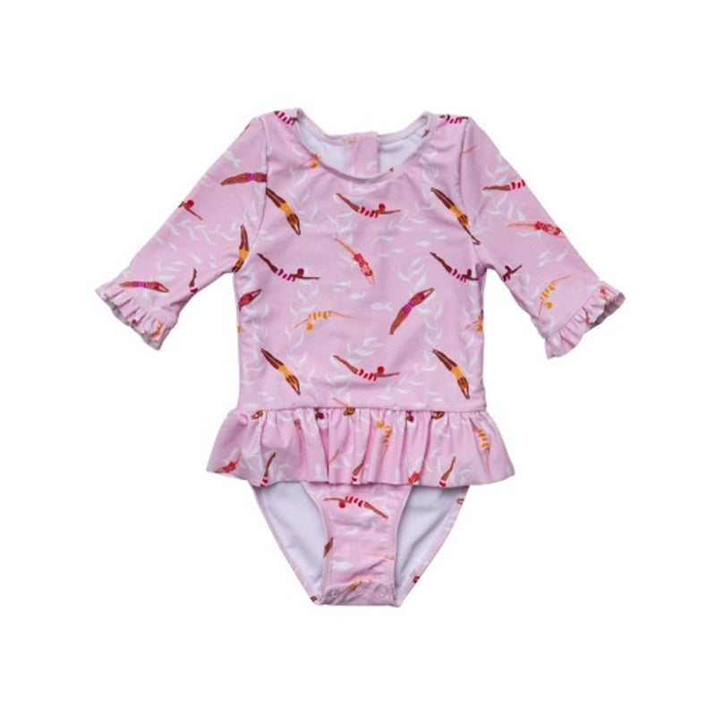 Snapper Rock - Girls Diving Diva Skirt Surf Suit