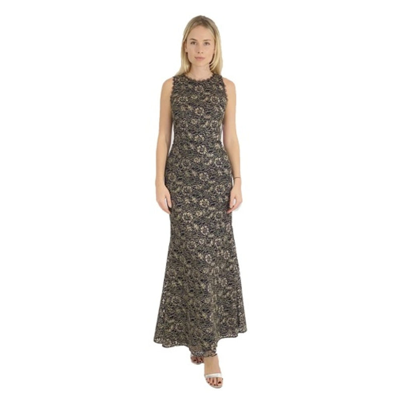 JS Collections - Womens Halter Neck Gown