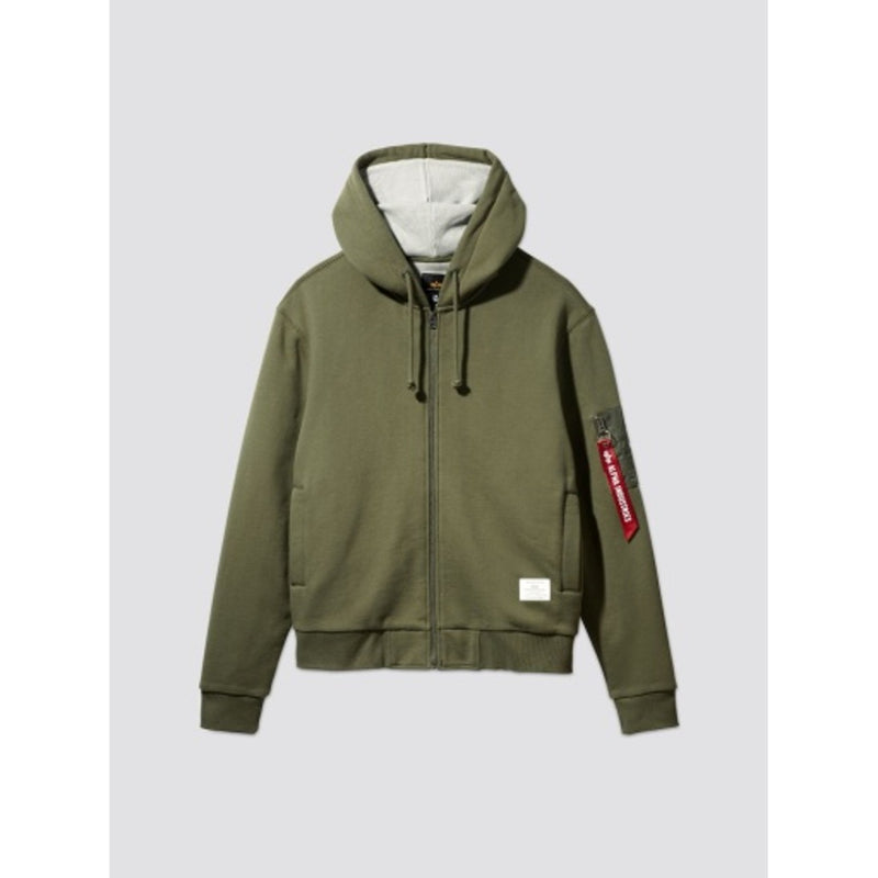 Alpha Industries - Mens Essential Full-Zip Hoodie