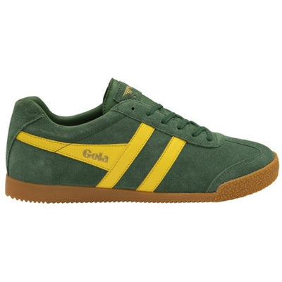 Gola - Mens Harrier Suede Sneakers - Evergreen/Sun