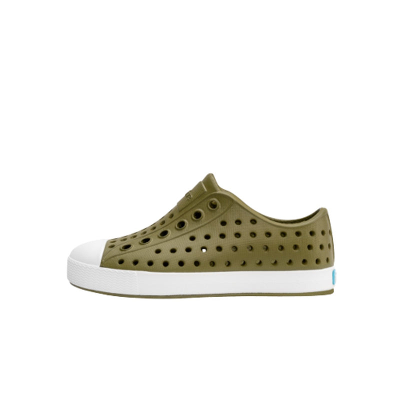 Native Shoes - Unisex Jefferson Kids - Rookie Green/ Shell White