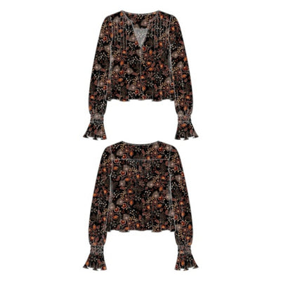Liverpool Los Angeles - Womens Long Slv Wvn Blouse with Pintucks