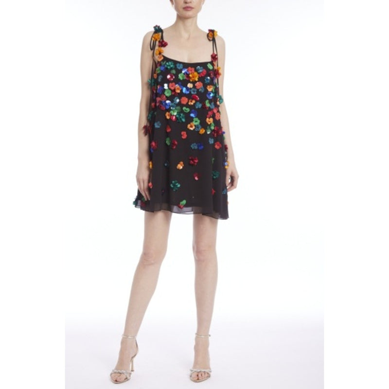 Badgley Mischka - Womens Rosette Beading