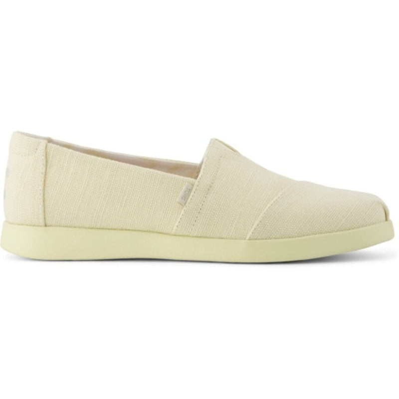 TOMS - Womens Alpargata Plus - Pale Lemon Heritage Canvas