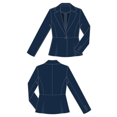 Liverpool Los Angeles - Womens Peplum Blazer