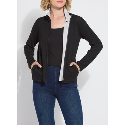 Lysse - Womens Reversible Cashmere Zip Up Cardigan