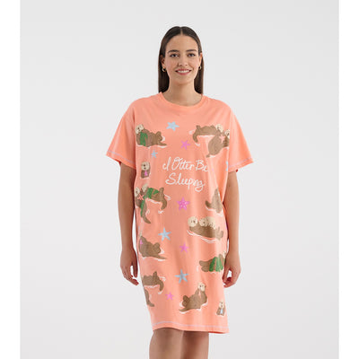 Little Blue House - Otter Be Sleeping Womens Sleepshirt