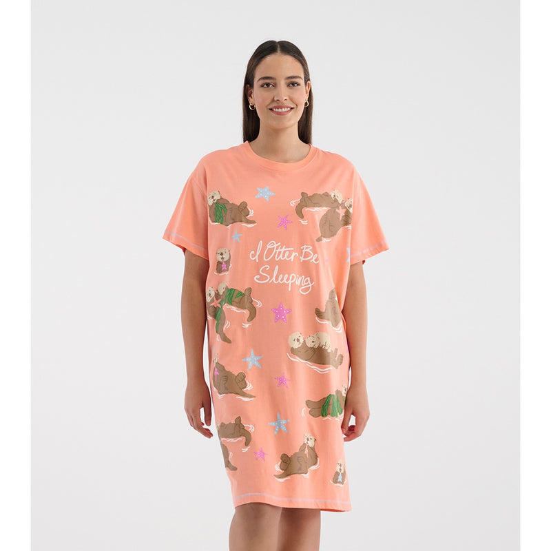 Little Blue House - Otter Be Sleeping Womens Sleepshirt