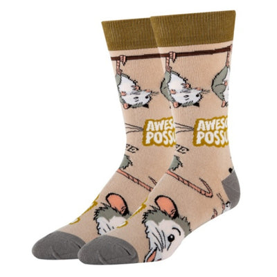 Oooh Yeah - Mens Crew Socks-Anything Is Possumble