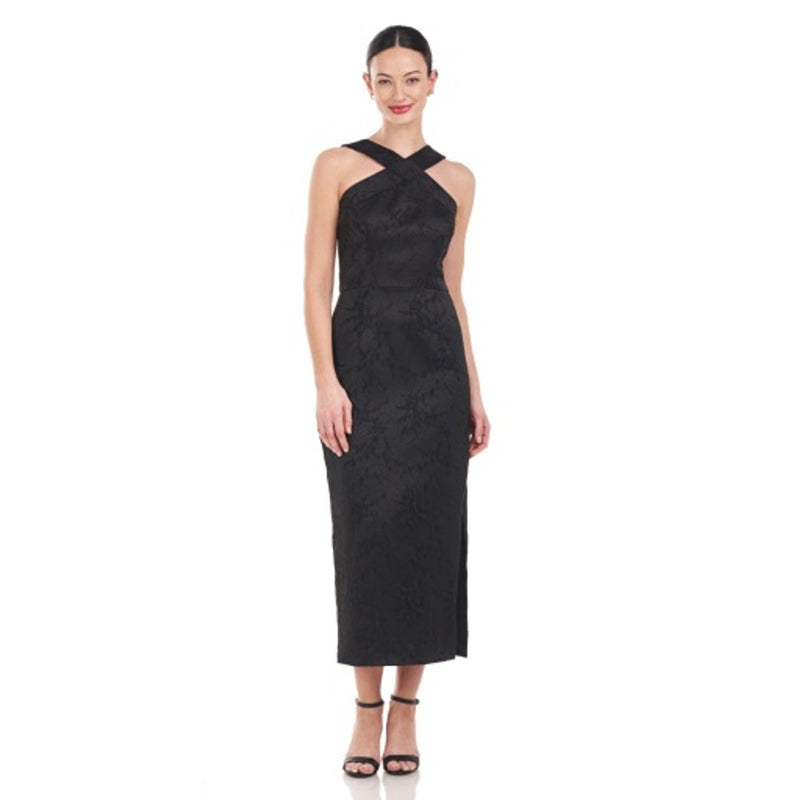 JS Collections - Womens Jane Crossed Tea Length Dress